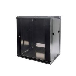 GABINETES/INTELLINET/711869/GABINETE DE MONTAJE EN PARED DE 19, 12U, 450 MM (17.7 PULG.) PROFUNDIDAD, NEGRO