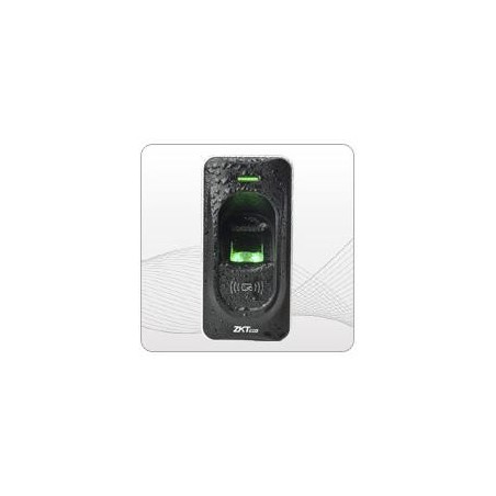 LECTOR ZK ESCLAVO DE HUELLA / TARJETAS ID / PARA INTEMPERIE / COMUNICACIÓN RS485 / CLASIFICACIÓN IP65 / REQUIERE PANEL PARA FU