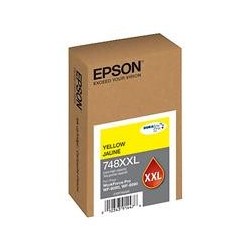 CARTUCHO EPSON MODELO T748XXL AMARILLO, PARA WF-6090, WF-6590, ALTA CAPACIDAD