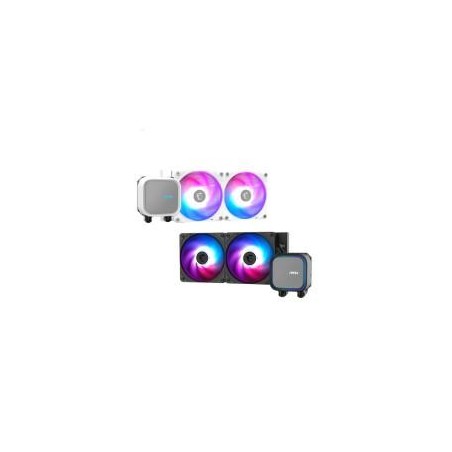 DISIPADOR DE ENFRIAMIENTO LIQUIDO MS MAG CORELIQUID A13 240 / WHITE/ 240MM / INTEL ,1700, 1851 / AMD AM5, AM4 / RGB