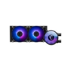 DISIPADOR DE ENFRIAMIENTO LIQUIDO MSI MAG CORELIQUID A12 240 / BLACK/ 240MM / INTEL ,1700, 1851 / AMD AM5, AM4 / RGB
