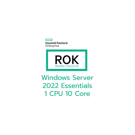 HPE ROK MICROSOFT WINDOWS SERVER ESSENTIALS 2025 10 NCLEOS SW EN/FR/ES/XC
