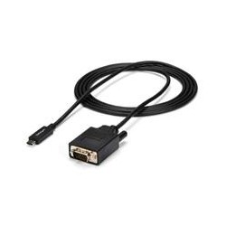 CABLE USB-C A VGA DE 2M - 1920X1200 - NEGRO - STARTECH.COM MOD. CDP2VGAMM2MB