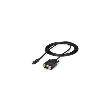 CABLE USB-C A VGA DE 2M - 1920X1200 - NEGRO - STARTECH.COM MOD. CDP2VGAMM2MB