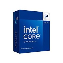 PROCESADOR INTEL CORE I9-14900KF S-1700 14A GEN /HASTA 6.0 GHZ /CACHE 36MB /24 CORES 8P16E /SIN GRAFICOS /SIN DISIPADOR /GAMER