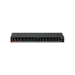 SWITCH POE/ DAHUA/ DH-PFS3016-16GT-190/ 16 PTO POE GIGABIT/ 190 WATTS TOTALES/ LOS 2 PTO NARANJAS SOPORTAN HI-POE ESTANDAR/ SWI
