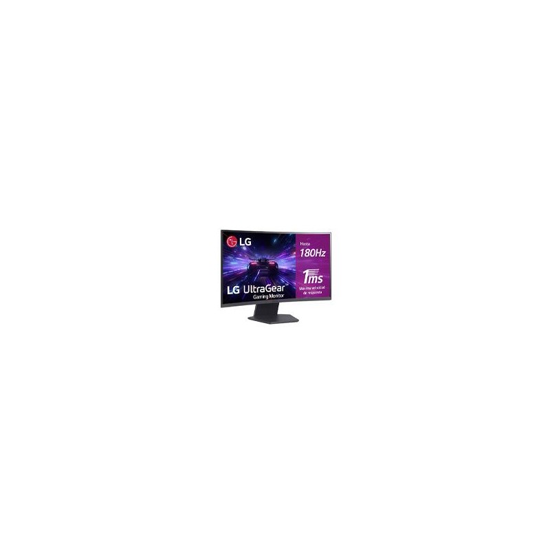 MONITOR PC LG 27GS60QC-B GAMING ULTRAGEAR 27 CURVO QHD, AMD FREE SYNC, 180HZ, PANEL VA, ASPECTO 16:9, 2560X1440, TR 1MS, 3000:1