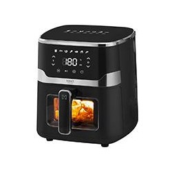 FREIDORA DE AIRE DIGITAL CON VENTANA / MIRATI HOME CON CAPACIDAD DE 5 LITROS 1350W, 8  MODOS PREESTABLECIDOS, TEMPERATURA DE 80