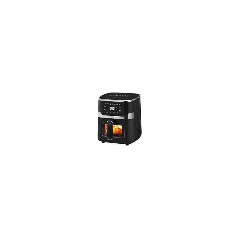 FREIDORA DE AIRE DIGITAL CON VENTANA / MIRATI HOME CON CAPACIDAD DE 5 LITROS 1350W, 8  MODOS PREESTABLECIDOS, TEMPERATURA DE 80