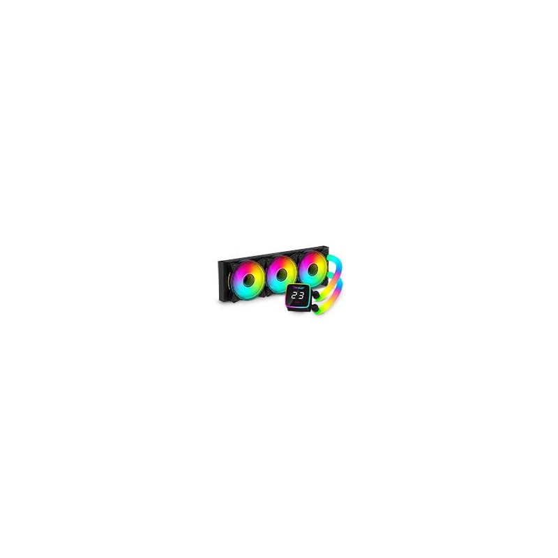 DISIPADOR DE ENFRIAMIENTO LIQUIDO OCELOT MODELO OEL360. 360MM AIO RGB INTEL SOCKET LGA/ 2011/1366/115X/775/1700 CPU AMD AM3/AM3