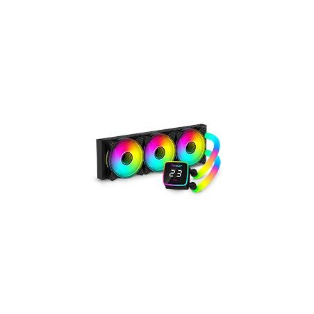 DISIPADOR DE ENFRIAMIENTO LIQUIDO OCELOT MODELO OEL360. 360MM AIO RGB INTEL SOCKET LGA/ 2011/1366/115X/775/1700 CPU AMD AM3/AM3