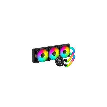 DISIPADOR DE ENFRIAMIENTO LIQUIDO OCELOT MODELO OEL360. 360MM AIO RGB INTEL SOCKET LGA/ 2011/1366/115X/775/1700 CPU AMD AM3/AM3