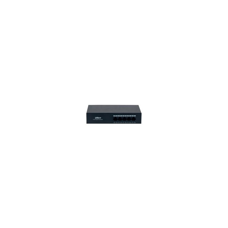 SWITCH/ DAHUA/ DH-PFS3005-4GT-36 CON 4 PTO GIGABIT POE Y 1 PTO RJ45 10/100/1000 MBPS. OFRECE PROTECCION CONTRA DESCARGAS ELECTR