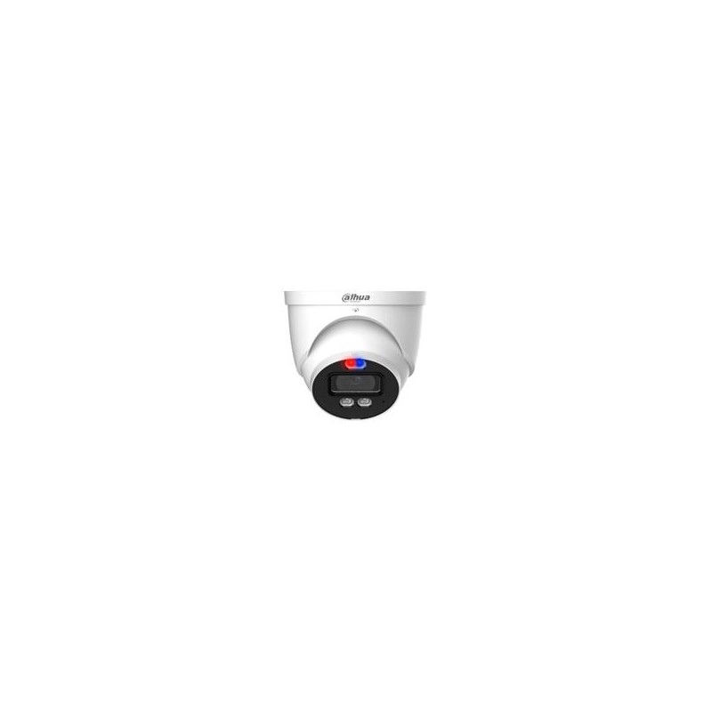 CAMARA ANALOGA/ DAHUA/ HAC-ME1239HN-A-PV/ DOMO TIOC DE 2 MP/ DISUASION ACTIVA LUZ ROJA Y AZUL/ LENTE DE 3.6 MM/ SUPER ADAPT/ MI