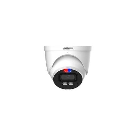 CAMARA ANALOGA/ DAHUA/ HAC-ME1239HN-A-PV/ DOMO TIOC DE 2 MP/ DISUASION ACTIVA LUZ ROJA Y AZUL/ LENTE DE 3.6 MM/ SUPER ADAPT/ MI