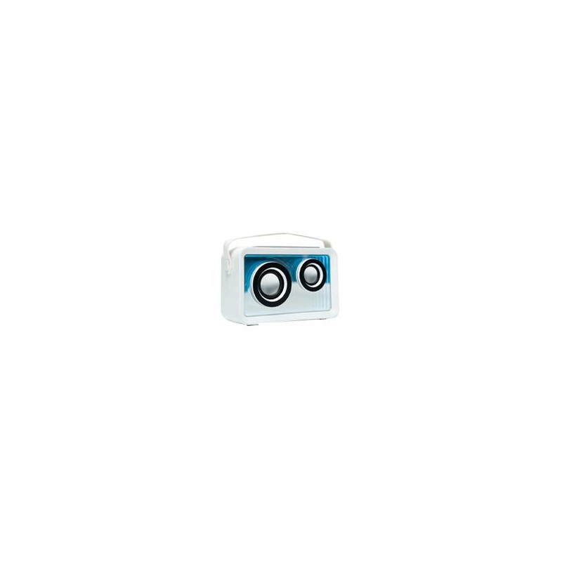 BOCINA INALAMBRICA TRANSPARENTE CON CENTRO DE CARGA PARA SMARTPHONE LOOPSTAR PERFECT CHOICE