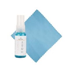 KIT DE LIMPIEZA LIQUIDO PARA PANTALLAS 30ML, INCLUYE MICROFIBRA PERFECT CHOICE