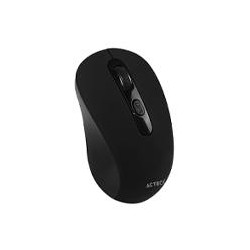 MOUSE ACTECK OPTIMIZE JOY MI215 / INALAMBRICO / RECEPOR USB / 3 BOTONES + SCROLL / 1600 DPI / WIN - LINUX - MAC OS / NEGRO / AC