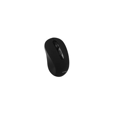 MOUSE ACTECK OPTIMIZE JOY MI215 / INALAMBRICO / RECEPOR USB / 3 BOTONES + SCROLL / 1600 DPI / WIN - LINUX - MAC OS / NEGRO / AC