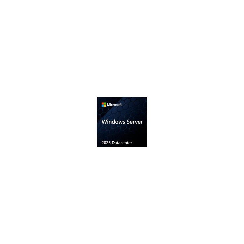 OEM WINDOWS SERVER DATACENTER 2025 64 BITS SPANISH 1PK DSP OEI DVD HASTA 16 CORE