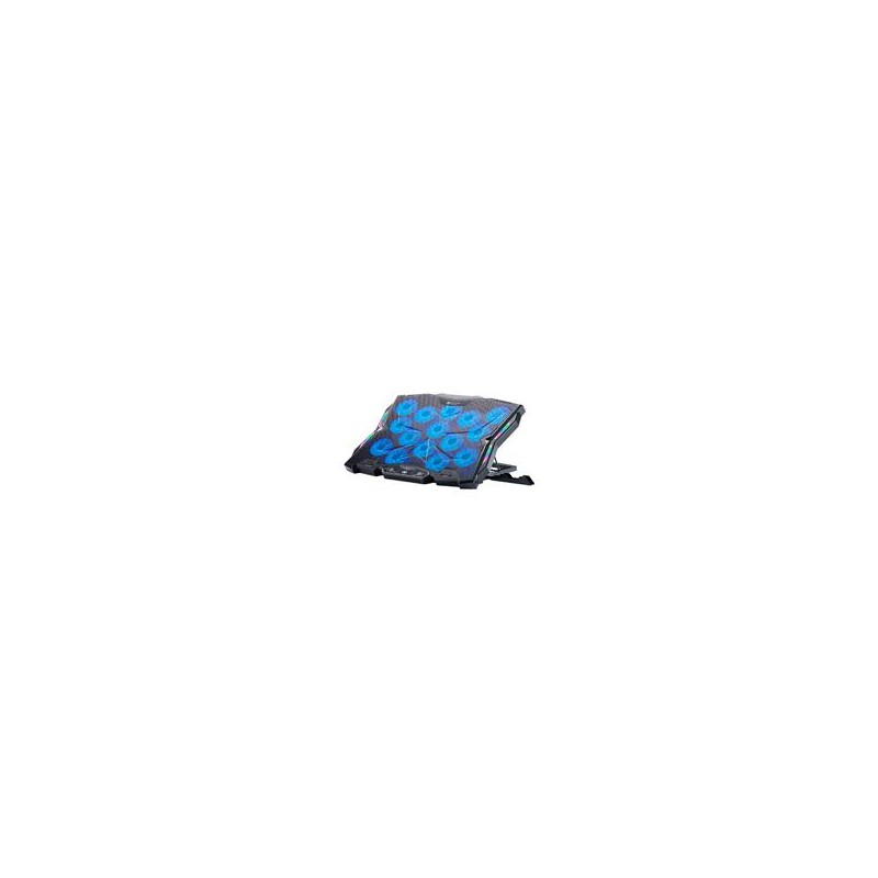 BASE ENFRIADORA GAMER BALAM RUSH EOLOX FROST EF740 / LAPTOP 17 PULG / 15 VENTILADORES / AJUSTE DE ALTURA Y VELOCIDAD / ILUMINAC
