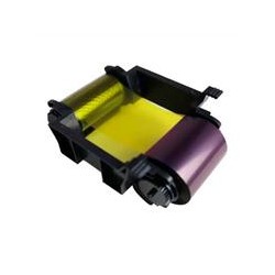 CINTA DE IMPRESIÓN A COLOR CMYKO CON RECUBRIMIENTO TRANSPARENTE PARA DASCOM DC-240  300 IMÁGENES, INCLUYE RODILLO DE LIMPIEZA