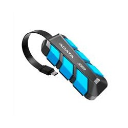 UNIDAD DE ESTADO SOLIDO SSD EXTERNO ADATA SC740 500GB PORTATIL USB 3.2 GEN 2 TIPO C WINDOWS MAC ANDROID PS5 XBOX X S COLOR AZUL