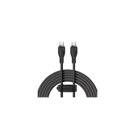 CABLE DE CARGA RPIDA BASEUS, TIPO C A TIPO C, CABLE DE CARGA 100 W, 5 A, 1,2 M, COLOR NEGRO
