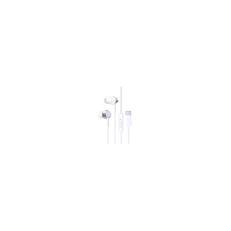 AUDIFONOS ALAMBRICOS TIPO C BASEUS, CZ11, COLOR BLANCO