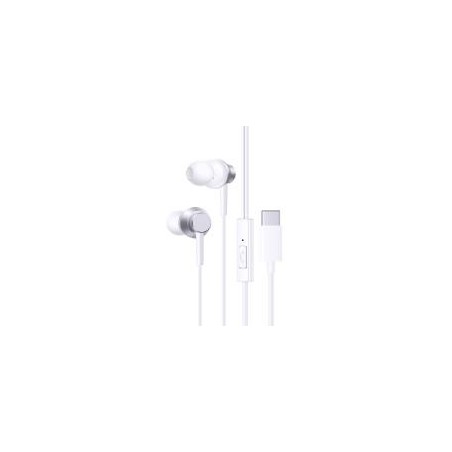 AUDIFONOS ALAMBRICOS TIPO C BASEUS, CZ11, COLOR BLANCO