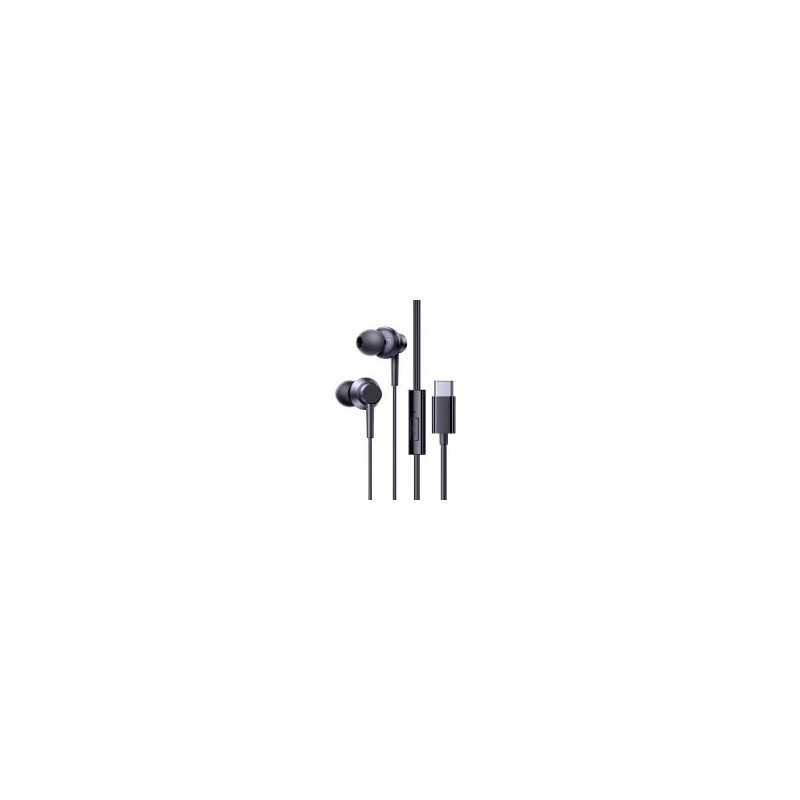 AUDIFONOS ALAMBRICOS TIPO C BASEUS, CZ11, COLOR NEGRO