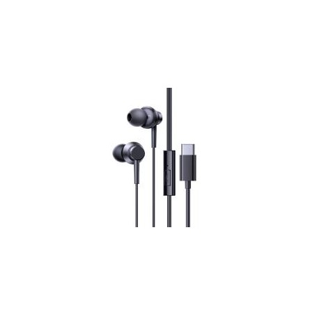 AUDIFONOS ALAMBRICOS TIPO C BASEUS, CZ11, COLOR NEGRO