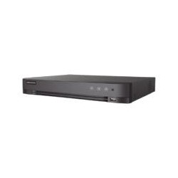 DVR HIKVISION 16 CANALES TURBOHD + 8 CANALES IP / 5 MEGAPIXEL LITE - 3K LITE / AUDIO DE DOS VÍAS POR COAXITRON / RECONOCIMIENTO