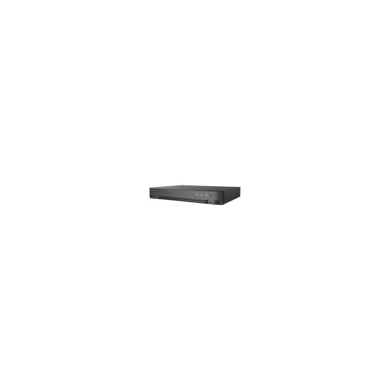 DVR HIKVISION 16 CANALES TURBOHD + 8 CANALES IP / 5 MEGAPIXEL LITE - 3K LITE / AUDIO DE DOS VÍAS POR COAXITRON / RECONOCIMIENTO