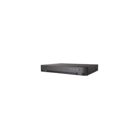 DVR HIKVISION 16 CANALES TURBOHD + 8 CANALES IP / 5 MEGAPIXEL LITE - 3K LITE / AUDIO DE DOS VÍAS POR COAXITRON / RECONOCIMIENTO