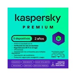 ESD KASPERSKY PREMIUM 5 DISP 3 CUENTAS KPM 2 AÑOS