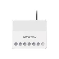 (AX PRO) RELEVADOR INALÁMBRICO HIKVISION / 1 ENTRADA DE ALARMA 24/7 / 1 SALIDA DE RELEVADOR 0 A 36 VCC (MAX. 5 A)
