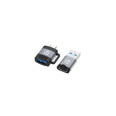 ADAPTADORES/MANHATTAN/356329/ KIT DE ADAPTADORES USB-C A USB-A Y USB-A A USB-C