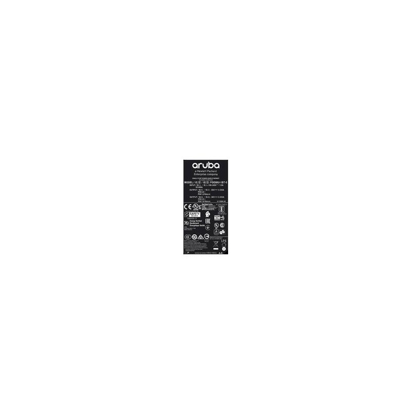 INYECTOR POE HPE ARUBA R1C73A AP-POE-BTSR 1 PUERTO SMART RATE 802.3BT MIDSPAN DE 60W
