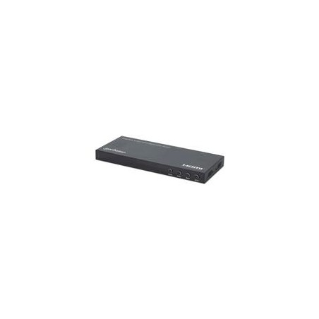 SWITCH/MANHATTAN/208406/SWITCH MULTIVIEWER HDMI DE 4 PUERTOS 4K
