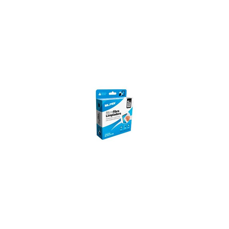 PACK TOALLAS SECAS MICROFIBRA PARA PANTALLAS Y CARCASAS DE EQUIPOS ELECTRONICOS SILIMEX