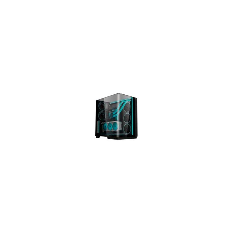 GABINETE GAMER BALAM RUSH TANK EXPERT CURVE 7800 / MEDIA TORRE / ATX/MICRO ATX- MINI ITX / VENTILADORES ARGB Y TIRAS LED / PANE