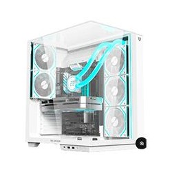 GABINETE GAMER BALAM RUSH TANK MAJESTIC 7600 / MEDIA TORRE / ATX/MICRO ATX- MINI ITX / VENTILADORES ARGB / TRIPLE PANEL DE CRIS