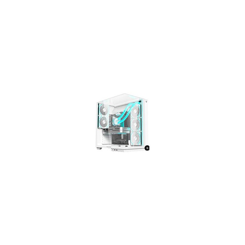 GABINETE GAMER BALAM RUSH TANK MAJESTIC 7600 / MEDIA TORRE / ATX/MICRO ATX- MINI ITX / VENTILADORES ARGB / TRIPLE PANEL DE CRIS
