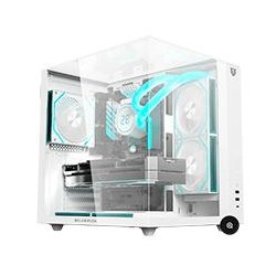 GABINETE GAMER BALAM RUSH TANK MAJESTIC 6600 / MEDIA TORRE / ATX/MICRO ATX- MINI ITX / VENTILADORES ARGB 3X120 MM / TRIPLE PANE