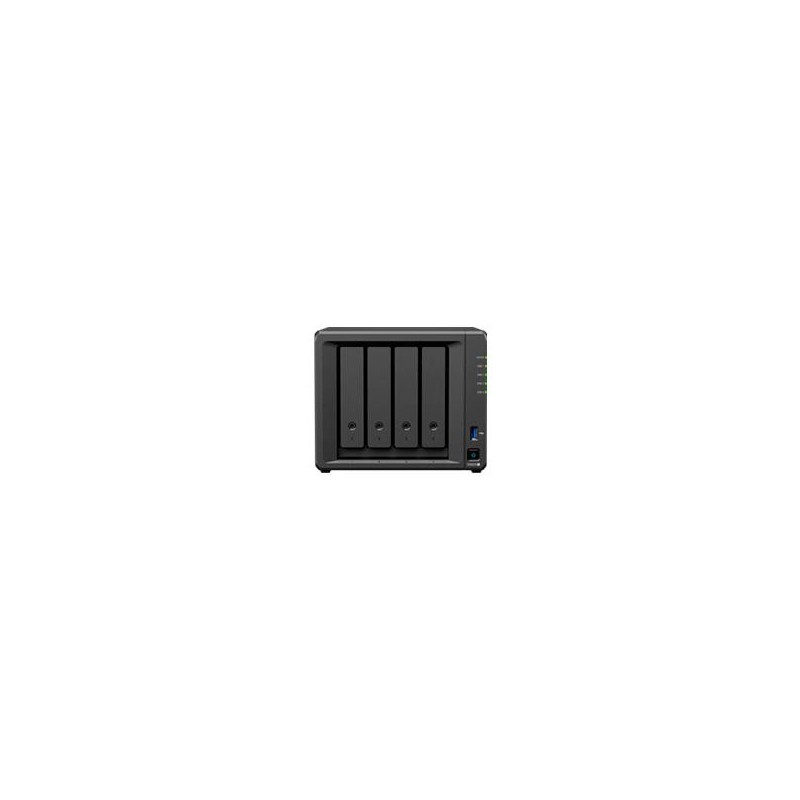 NAS SYNOLOGY DS925+ /4 BAHIAS NUCLEO CUADRUPLE 2.2 GHZ/ HASTA 80 TB, 4GB DDR4 AMPLIABLE HASTA 32GB/ 2 PTOS LAN 2.5GBE/USB 3.2 X