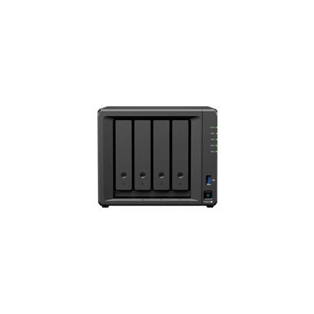 NAS SYNOLOGY DS925+ /4 BAHIAS NUCLEO CUADRUPLE 2.2 GHZ/ HASTA 80 TB, 4GB DDR4 AMPLIABLE HASTA 32GB/ 2 PTOS LAN 2.5GBE/USB 3.2 X
