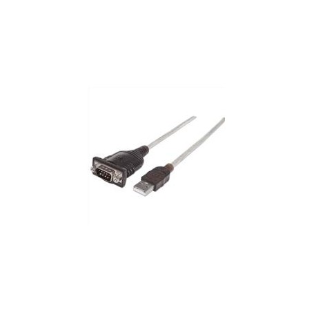 CONVERTIDOR USB A SERIAL DB9M 0.45 M 256 KBP MANHATTAN