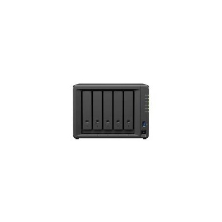 NAS SYNOLOGY DS1525+ / 5 BAHIAS/NUCLEO CUADRUPLE 2.2GHZ/8 GB DDR4/ 2.5GBE LAN X2/USB 3.2 X2/ HASTA 100 TB HOT-SWAP/ AMD RYZEN V