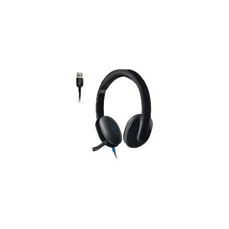 DIADEMA LOGITECH H540 NEGRO CONECTOR USB CONTROL DE AUDIO INTEGRADO WINDOWS/ MAC OS/ CHROME OS